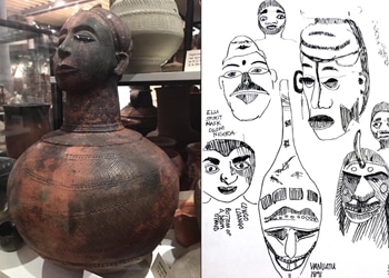 Ashmoleum Exhibits and Sketches