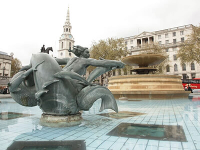 Express and Star Image of Jellicoe Fountain Trafalgar Square