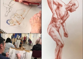 Life Drawing Montage