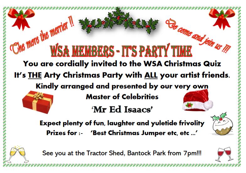 It’s Christmas Party Time with WSA