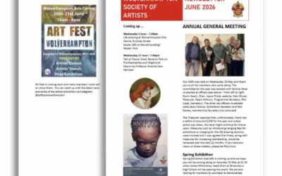 Introducing the Wolverhampton Society of Artists Monthly Newsletter